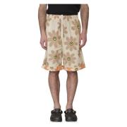 Bloemenprint Shorts Barrow , Multicolor , Heren