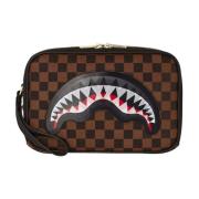 Lenticular Chomp Toiletry Brick in Bruin Sprayground , Brown , Heren