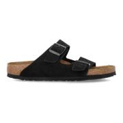 Zwarte Instappers met Gesloten Neus Birkenstock , Black , Heren