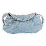 Denim Katoenen Tas ERL , Blue , Dames