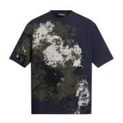 T-shirt met print Dsquared2 , Blue , Heren