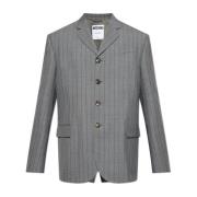 Wollen blazer Moschino , Gray , Heren