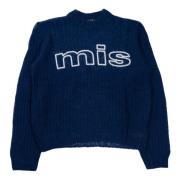 Round-neck Knitwear Misbhv , Blue , Heren