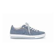 Blauwe suède sneakers Gabor , Blue , Dames