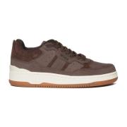 Sneakers Sprt in bruin leer Ralph Lauren , Brown , Heren