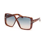 Stijlvolle Zonnebril voor Trendy Look Tom Ford , Brown , Unisex