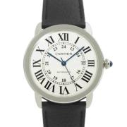 Pre-owned Stainless Steel watches Cartier Vintage , Gray , Dames