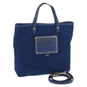 Pre-owned Nylon handbags Prada Vintage , Blue , Dames