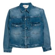 Denim jack Ss24Elúwor Séfr , Blue , Heren