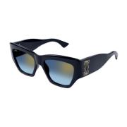 Stijlvolle Ct0435S Zonnebril Cartier , Blue , Unisex