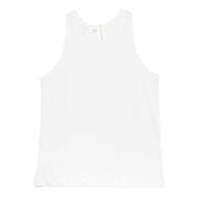 Mouwloze Top Dries Van Noten , White , Heren