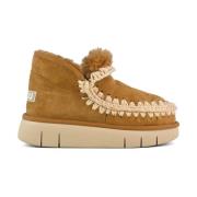 Eskimo Bounce Sneakers Cognac Mou , Brown , Dames