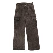 Stof Cargo Broek Rick Owens , Gray , Heren