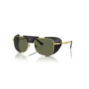 Klassieke Zwarte Zonnebril Persol , Yellow , Unisex