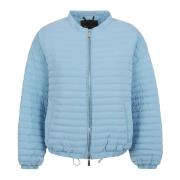 Lichtblauwe donsjas voor de winter Moorer , Blue , Dames