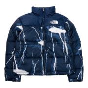 Retro Nuptse Jas in Blauw The North Face , Multicolor , Heren