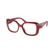 Glasses 0PR 10Zv-15D1O1 Prada , Red , Unisex