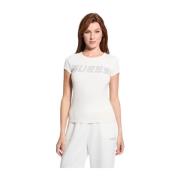 Textiel T-Shirt Guess , White , Dames