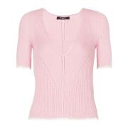 Gebreide top Balmain , Pink , Dames