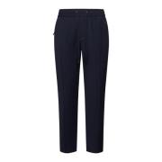 Blauwe elastische broek met ritssluiting zakken Dolce & Gabbana , Blue...