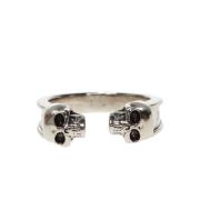 Ring met schedelmotief Alexander McQueen , Gray , Heren