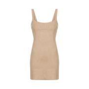 Gepaneelde Beige Mini Jurk Paloma Wool , Brown , Dames