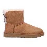 Kastanje Gesloten Schoenen met Strik Detail UGG , Brown , Dames