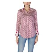 Lange mouwen shirt herfst/winter collectie Guess , Pink , Dames