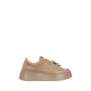 Beige Sneakers voor Vrouwen Gio+ , Beige , Dames