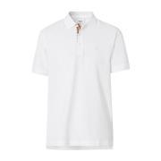 Witte T-shirts en Polos Burberry , White , Heren