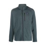 Gebreide Stijl Fleece Ritsjas Patagonia , Green , Heren