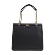 Stijlvolle Polyester Handtas voor Vrouwen Armani Exchange , Black , Da...