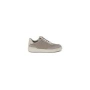 Suede leren sneakers met 4 cm hak Clarks , Gray , Heren