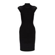 Transparante Jurk Alaïa , Black , Dames