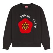 Geborduurde Zwarte Sweater Kenzo , Black , Dames