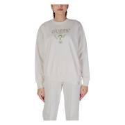 Lente/Zomer Onbedekte Sweatshirt Guess , Beige , Dames