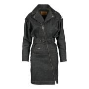 Katoenen jurk voor vrouwen Alexandre Vauthier , Black , Dames