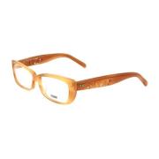 Bruine plastic monturen met zandwijzer Fendi , Brown , Dames