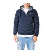 Klassieke Polyesterjas voor Mannen Armani Exchange , Blue , Heren