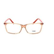 Transparante Wijzerplaat Plastic Frames in Oranje Fendi , Orange , Her...