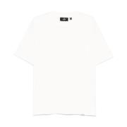 Witte Katoenen Jersey Oversize T-shirt Represent , White , Heren