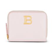 B-Buzz leren portemonnee Balmain , Pink , Dames