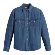 Essentiële Western Overhemd Levi's , Blue , Dames