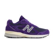 Plum Purple USA Sneakers Logo New Balance , Purple , Heren