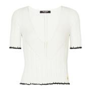 Gebreide top Balmain , White , Dames