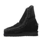 Winter Boots Mou , Black , Dames