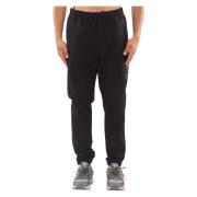 Fleece Mixed Sweatpants C.p. Company , Black , Heren