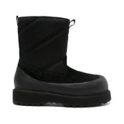 Zwarte Alpago-laarzen met Vibram-zool Diemme , Black , Heren