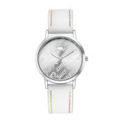 Witte Polipriel Horloge, Quartz, Analoog Juicy Couture , White , Dames