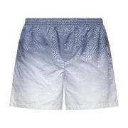 Gradient Monogram Zwemshorts Grijs Casablanca , Gray , Heren